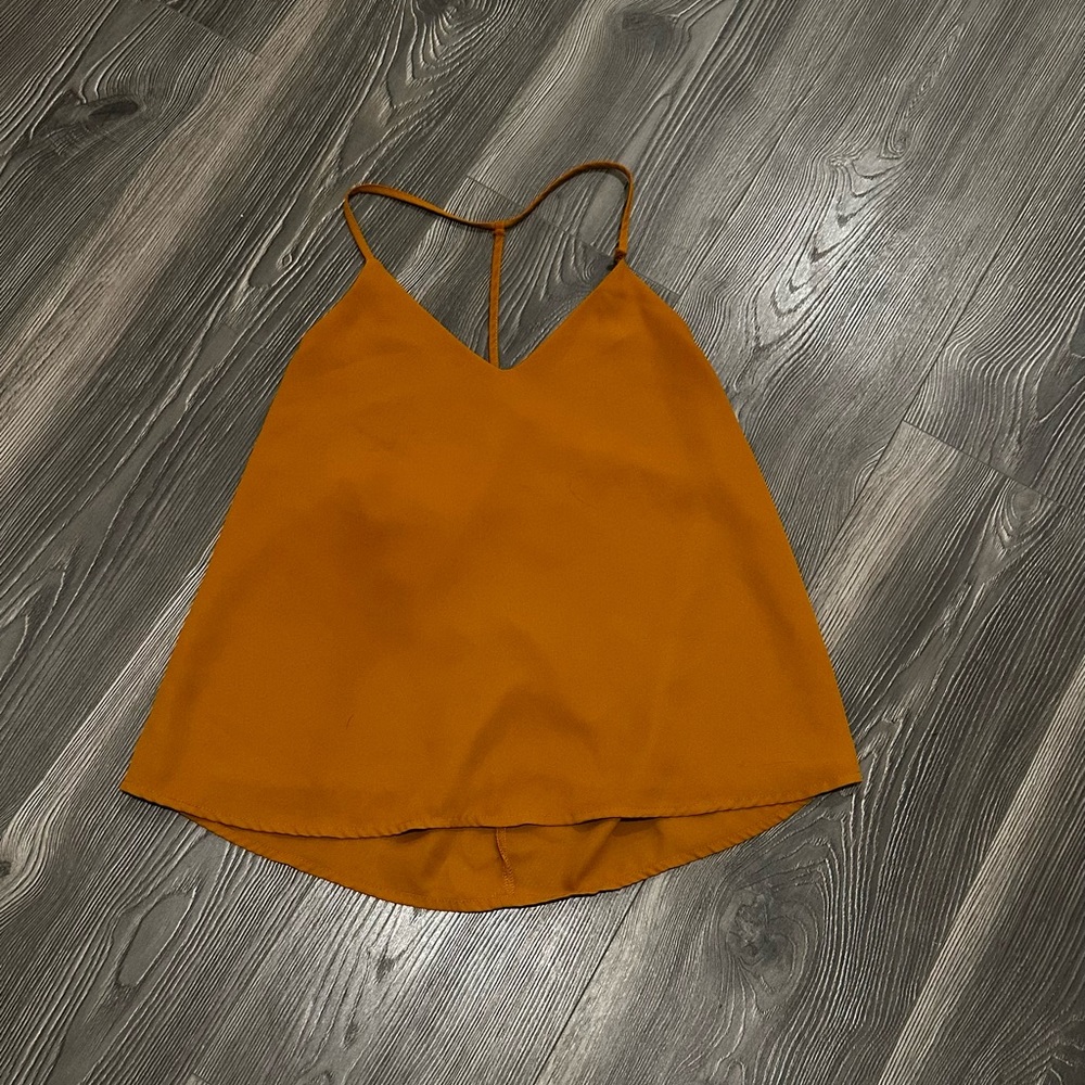 Wet Seal Rust Flowy Tank Top